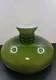 Vintage Green Over White Glass Lamp Shade Fitter
