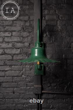 Vintage Green Petticoat Shade Lamp