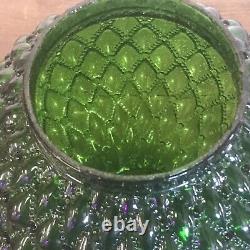 Vintage Green Quilted Glass Shade Gwtw Lamp Shade