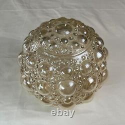 Vintage HELENA TYNELL Style Bubble Glass Iridescent Light Globe Shade 3 Fit