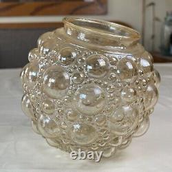 Vintage HELENA TYNELL Style Bubble Glass Iridescent Light Globe Shade 3 Fit