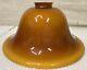 Vintage Hand Blown Glass Lamp Shade Hombre Orange Brown Tones