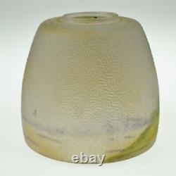 Vintage Handel Style Reverse Painted Glass Boudoir Lamp Shade