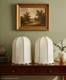 Vintage Hollywood Regency Bell Lamp Shades Neutral Collor French Braid Silk 20l