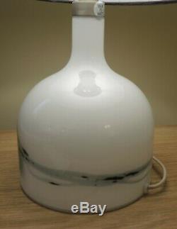 Vintage Holmegaard Symmestrisk Lamp Art 1 glass table lamp & shade Michael Bang