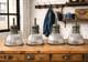 Vintage Holophane Industrial Factory Pendant Light Ribbed Glass Lamp Shade