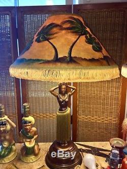 Vintage Hula Lamp Lampshade