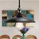 Vintage Industrial Chandelier Ceiling Light Pendant Lamp Shade Fixture In Black