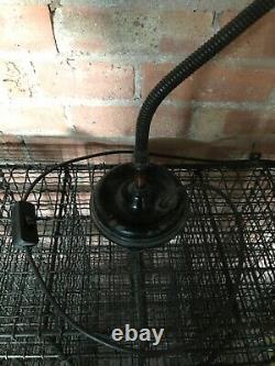 Vintage Industrial Desk Lamp Light Art Deco Brass Shell Shade