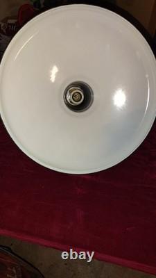 Vintage Industrial Pendant Light Classic Porcelain-enameled Metal Reflector Lamp