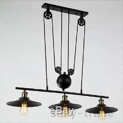 Vintage Industrial RetroAdjustable Style Metal Pendant Lights Ceiling Lamp Light