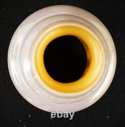 Vintage Iridescent Painted Aurene Art Glass Lamp Shade