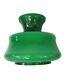 Vintage Italian Green Cased Glass Lamp Shade 6 Fitter Student 9 X 9 1/2 Italy