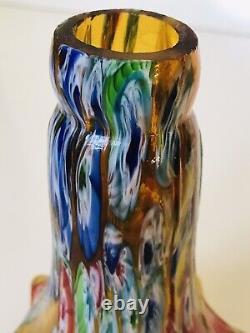 Vintage Italian Italy Murano Millefiori Glass Lily Of Valley Fairy Lamp Shade