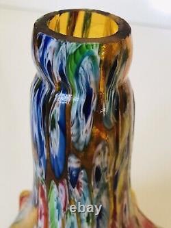 Vintage Italian Italy Murano Millefiori Glass Lily Of Valley Fairy Lamp Shade