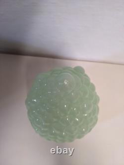 Vintage Jadeite Green Glass Grape Cluster Lamp Shade