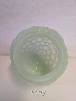 Vintage Jadeite Green Glass Grape Cluster Lamp Shade