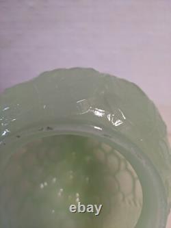 Vintage Jadeite Green Glass Grape Cluster Lamp Shade