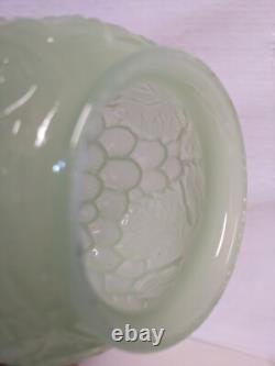 Vintage Jadeite Green Glass Grape Cluster Lamp Shade