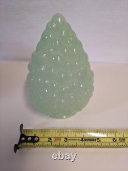 Vintage Jadeite Green Glass Grape Cluster Lamp Shade