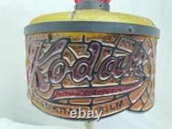 Vintage Kodak Cameras And Film Lamp Faux Glass Resin Shade Tiffany Style 17