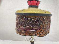 Vintage Kodak Cameras And Film Lamp Faux Glass Resin Shade Tiffany Style 17