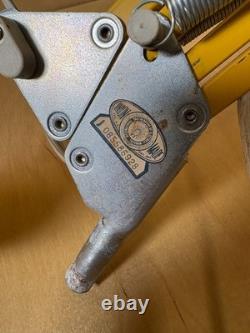 Vintage LUXO Yellow Adjustable Arm Task Lamp Flared Cone Shade MCM