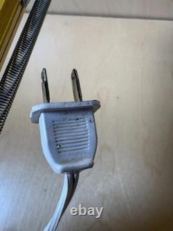 Vintage LUXO Yellow Adjustable Arm Task Lamp Flared Cone Shade MCM