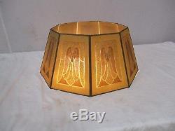 Vintage Lamp Shade Mutual Sunset Lamp Co. Large Screen Shade withOriginal Tag