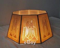 Vintage Lamp Shade Mutual Sunset Lamp Co. Large Screen Shade withOriginal Tag