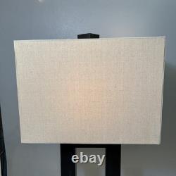 Vintage Lamp Shade With Embroidery Black Dragon