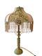 Vintage Lamp Victorian Design With Beaded Fringe Shade 25