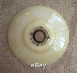 Vintage Large Glass Art Nouvea 15 Torchiere Lamp Shade Diffuser