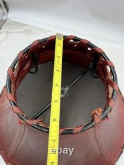 Vintage Leather Lampshade Western Rustic 15in Large Lamp Shade Decor Home