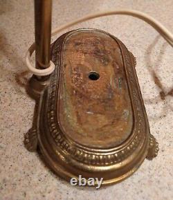 Vintage Levinton Brass Tone Table Desk Dresser Lamp Still Working Rare Famous