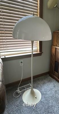 Vintage Louis Poulsen Panthella Mushroom Floor Lamp by Verner Panton