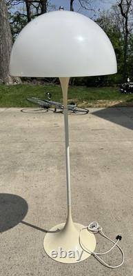 Vintage Louis Poulsen Panthella Mushroom Floor Lamp by Verner Panton