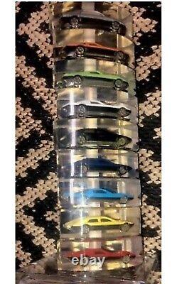 Vintage Lucite Matchbox/Hot Wheels Like Cars(9)Table Lamp-1980'-highly Collectib