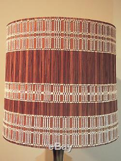 Vintage MARIA KIPP Chenille Woven LAMP SHADE Rare Mid-Century Modern 1950's