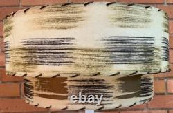 Vintage MCM Acrylic Lamp Fibrerglass Shade Mid Century Modern Lighting 50s 60s