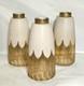 Vintage Mcm Frosted Drip Light Shades Atomic