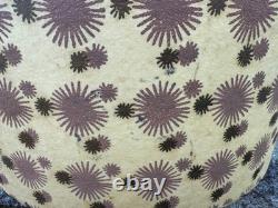 Vintage MCM Starburst Fiberglass Shade Mid Century Modern Lighting Atomic 1950s