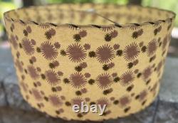 Vintage MCM Starburst Fiberglass Shade Mid Century Modern Lighting Atomic 1950s