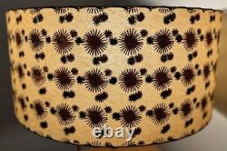 Vintage MCM Starburst Fiberglass Shade Mid Century Modern Lighting Atomic 1950s