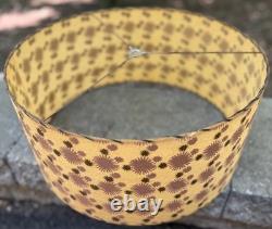 Vintage MCM Starburst Fiberglass Shade Mid Century Modern Lighting Atomic 1950s