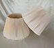 Vintage Mcm Stiffel Pleated Accordion Bell Lamp Shades