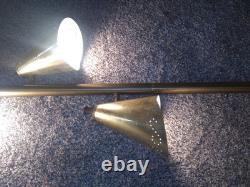 Vintage MCM Tension Pole Lamp, Gold, Mid Century Modern Starlight Cone Atomic