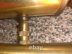 Vintage MCM Tension Pole Lamp, Gold, Mid Century Modern Starlight Cone Atomic
