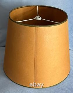 Vintage MID Century Lamp Shade Birds J. Gould Buntings Euspiza Luteola