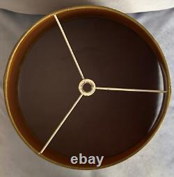 Vintage MID Century Lamp Shade Birds J. Gould Buntings Euspiza Luteola